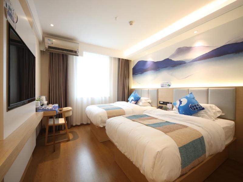 Greentree Inn Shanghai Zhongshan Hutai Hotel Exteriör bild